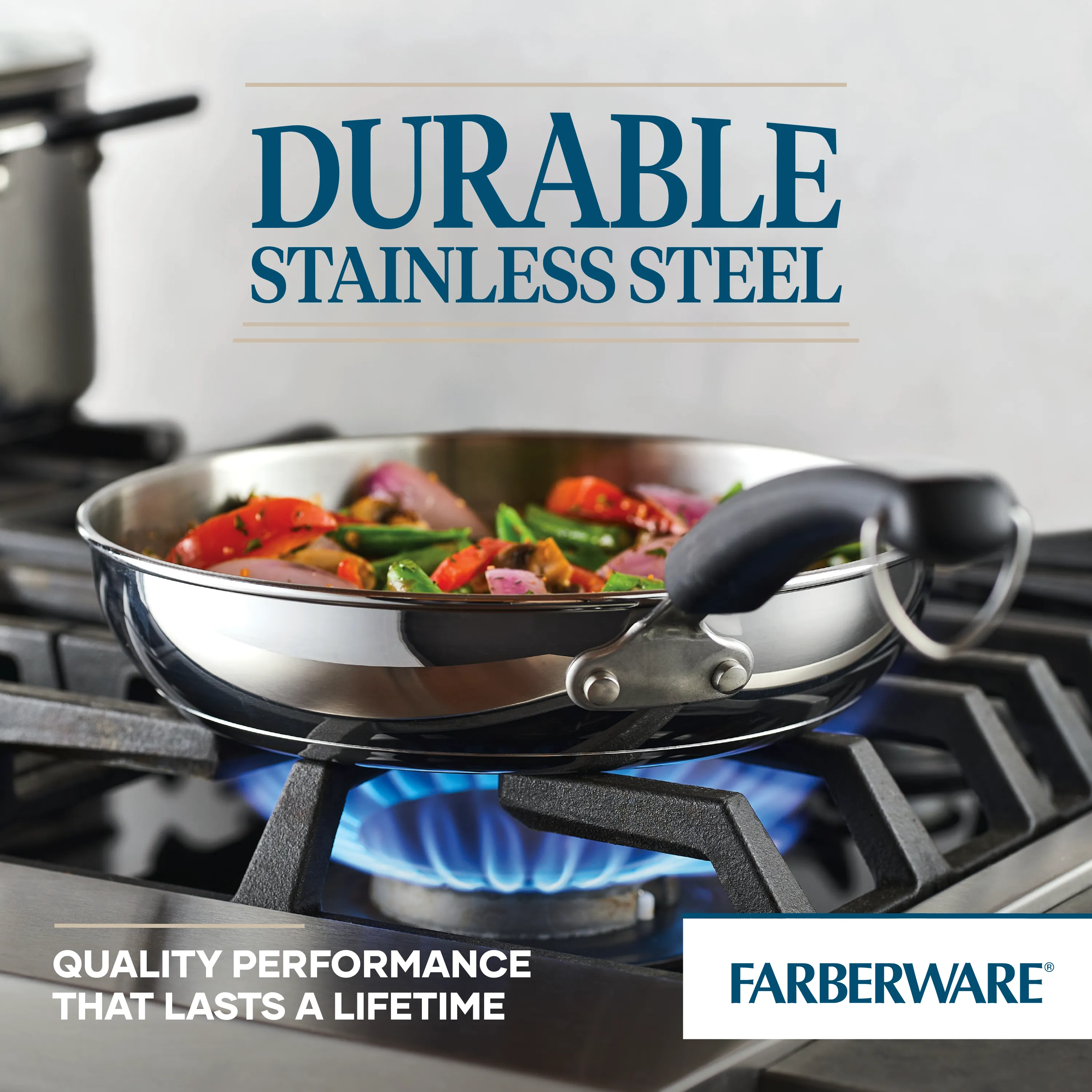 10-Piece Stainless Steel Cookware Set