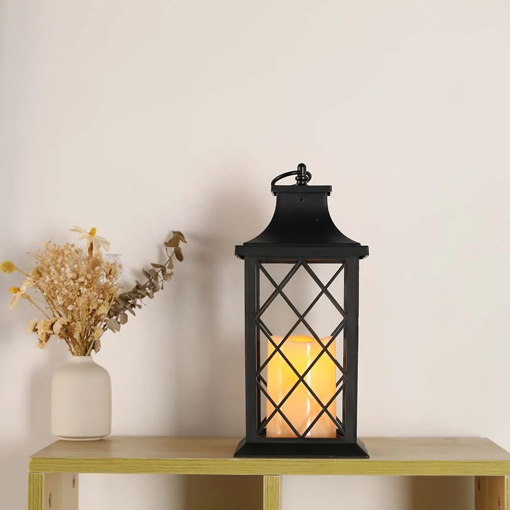 12''High Vintage Candle Lantern