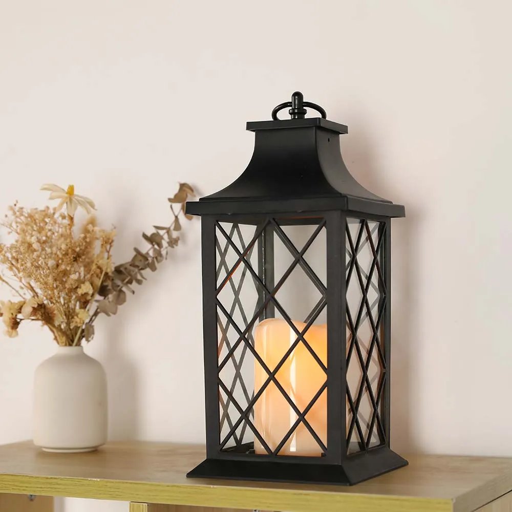 12''High Vintage Candle Lantern