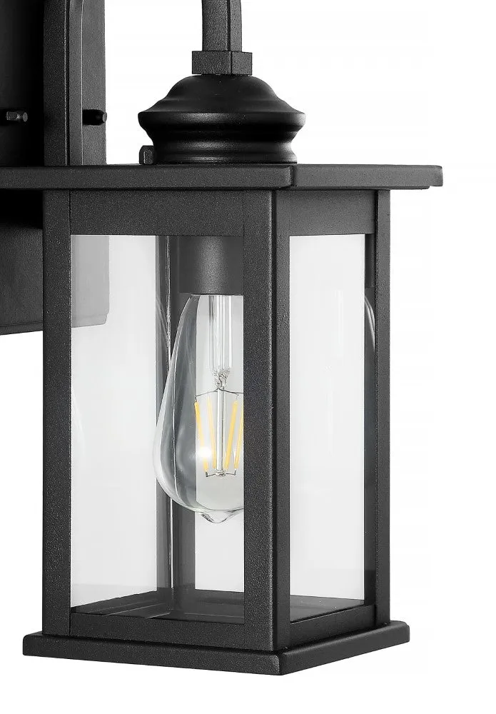 Alma 5.9" Iron/Glass Traditional Modern Lantern LED Outdoor Lantern