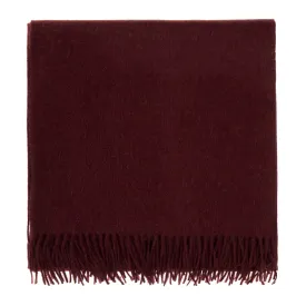 Arica Alpaca Blanket [Bordeaux red]