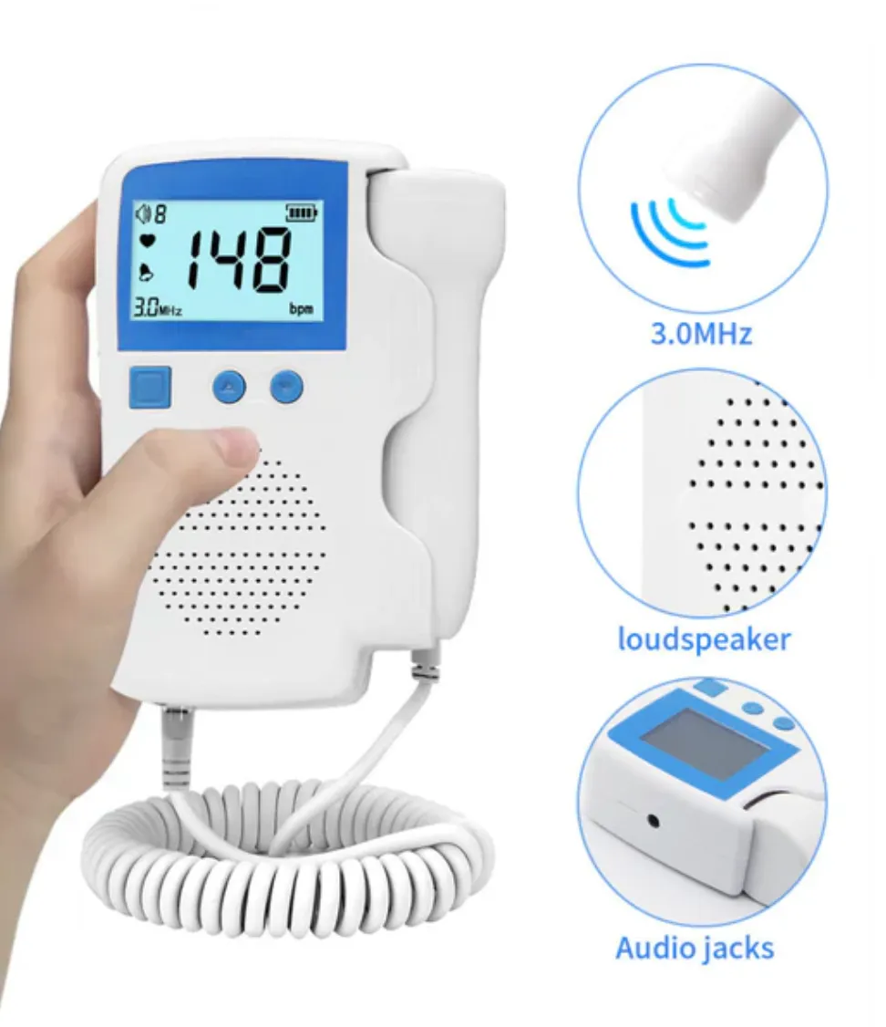 Baby Fetal Doppler: Accurate and Easy-to-Use Baby Heartbeat Monitor