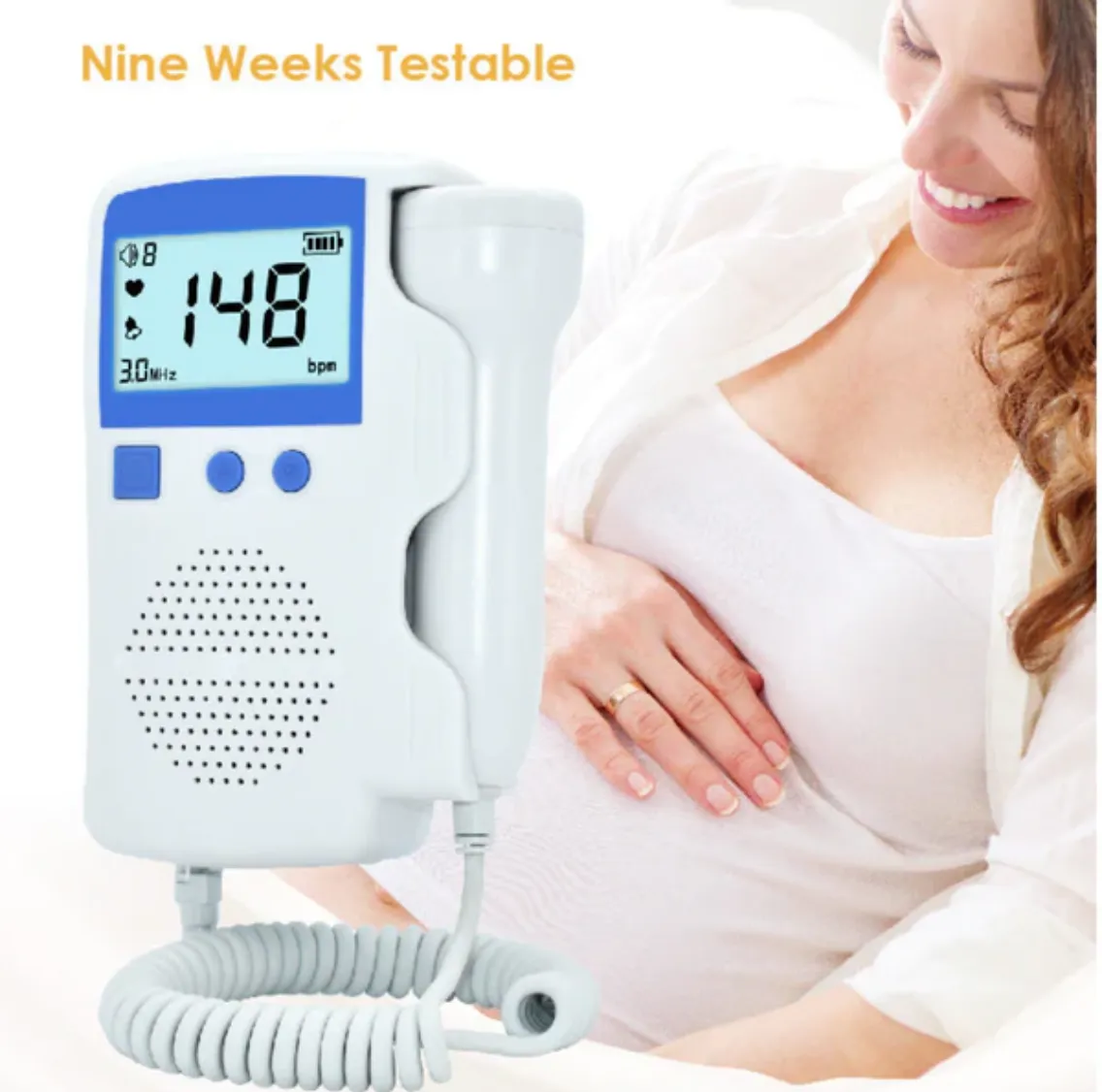 Baby Fetal Doppler: Accurate and Easy-to-Use Baby Heartbeat Monitor