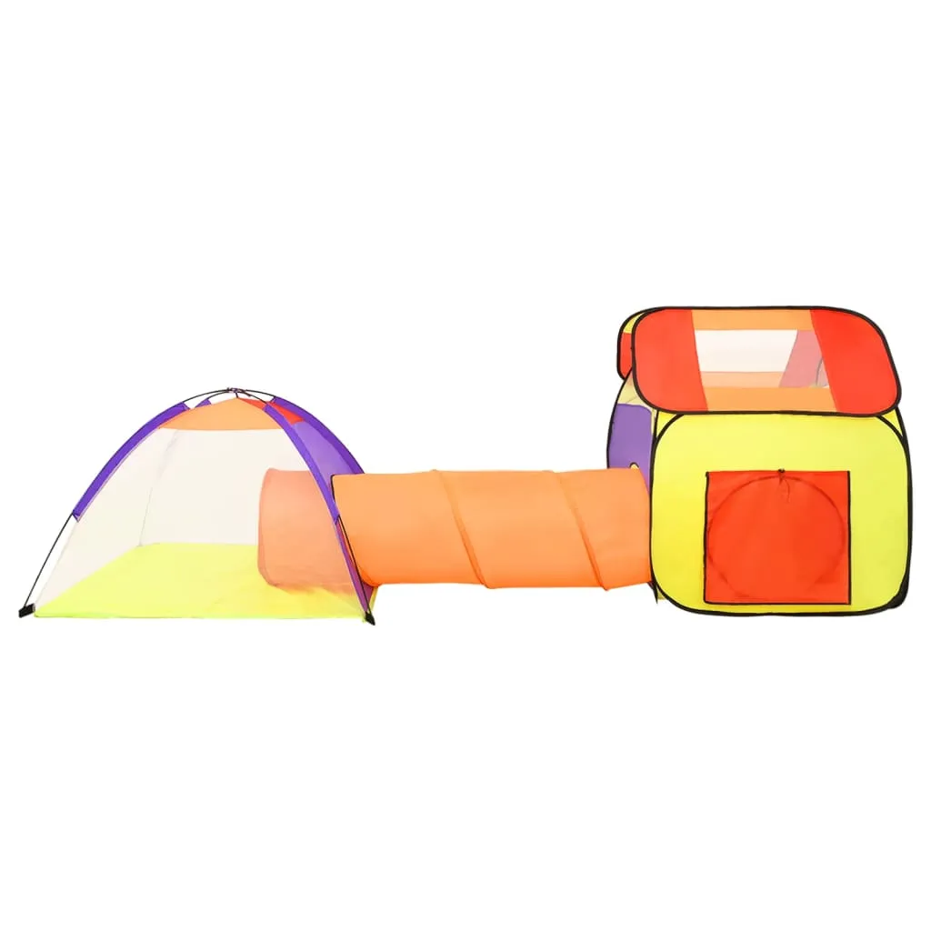 Children Play Tent with 250 Balls Multicolour 338x123x111 cm