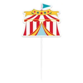 Circus Time! - Tent Shaped Cake Topper