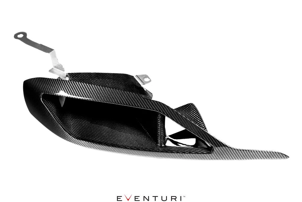 Eventuri Toyota A90 Supra Black Carbon Headlamp Race Duct