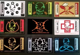 Grim Kit 9 EDC Tin Mint Sticker pack