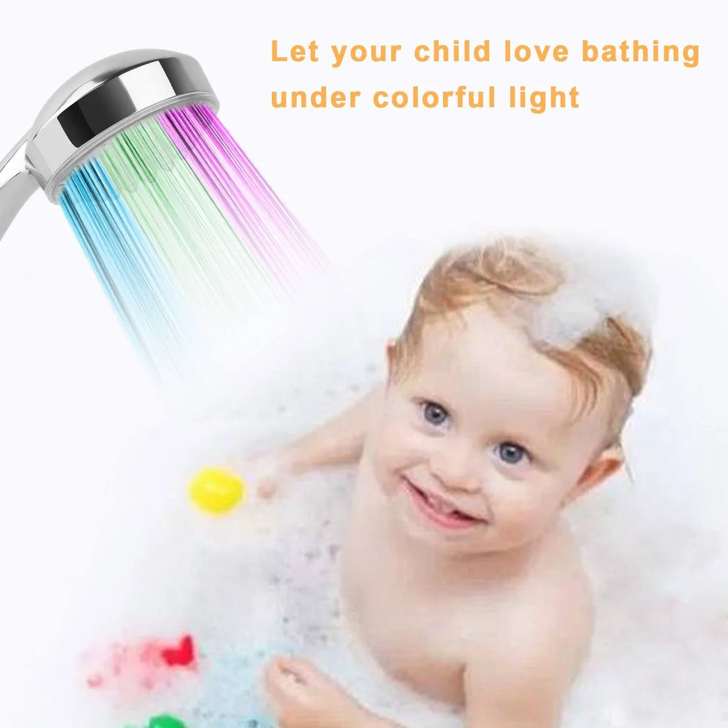 iMounTEK Color-Changing Hydropower LED Shower Head