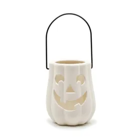 Jack-O-Lantern with Metal Handle