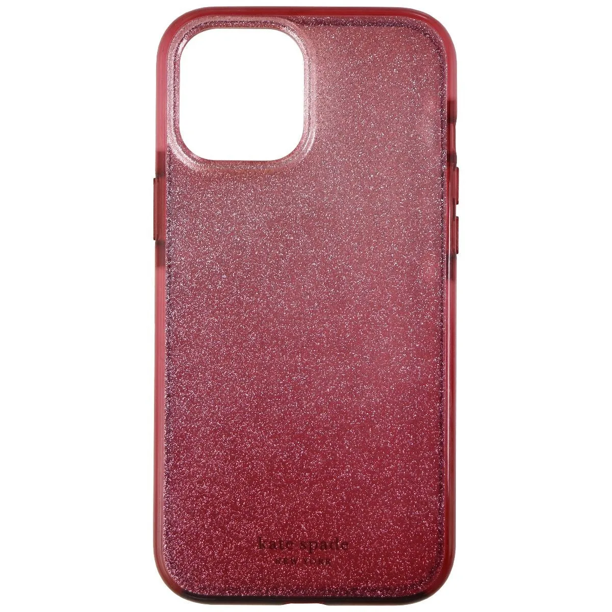 Kate Spade Defensive Hard Case for iPhone 12 Pro Max - Glitter Ombre Magenta