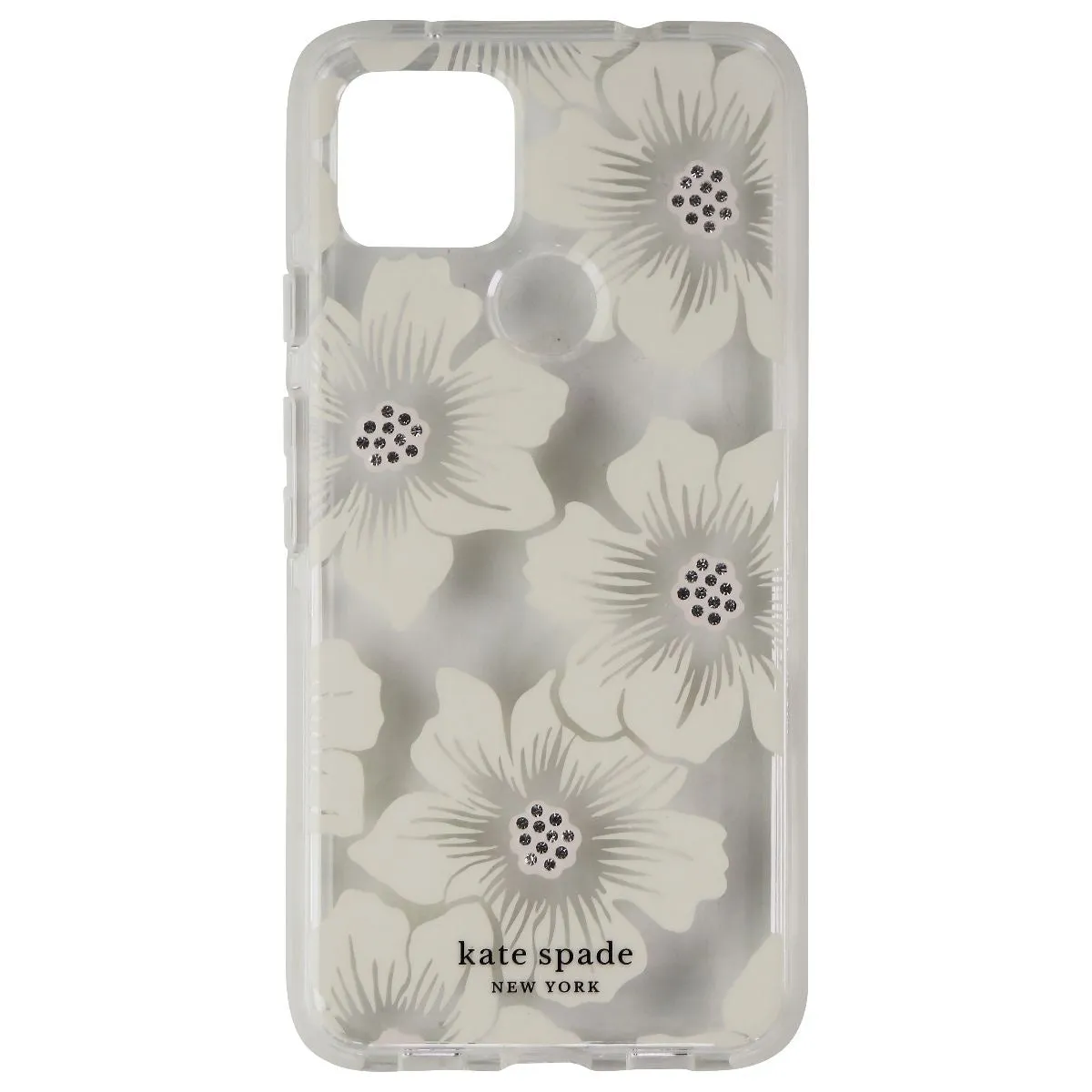 Kate Spade Defensive Hardshell Case for Google Pixel 4a (5G) - Hollyhock Floral