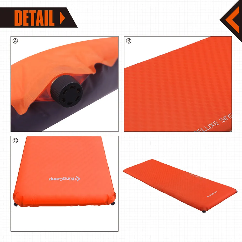 KingCamp Single Self Inflating 7.5 R-Value Sleeping Pad