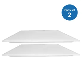 Pack of 2 595x595x30mm LED Backlit Panel, 4000 Lumens, 4000K, 40W, No Flicker CE Driver, Ultra Slim Design, 3 Years Warranty