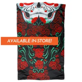 Polyester Neck Gaiter - Sugar Skull HWN2003 | Hot Leathers