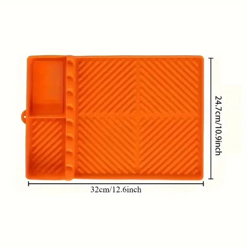 Silicone Grill Mat with Side Shelf