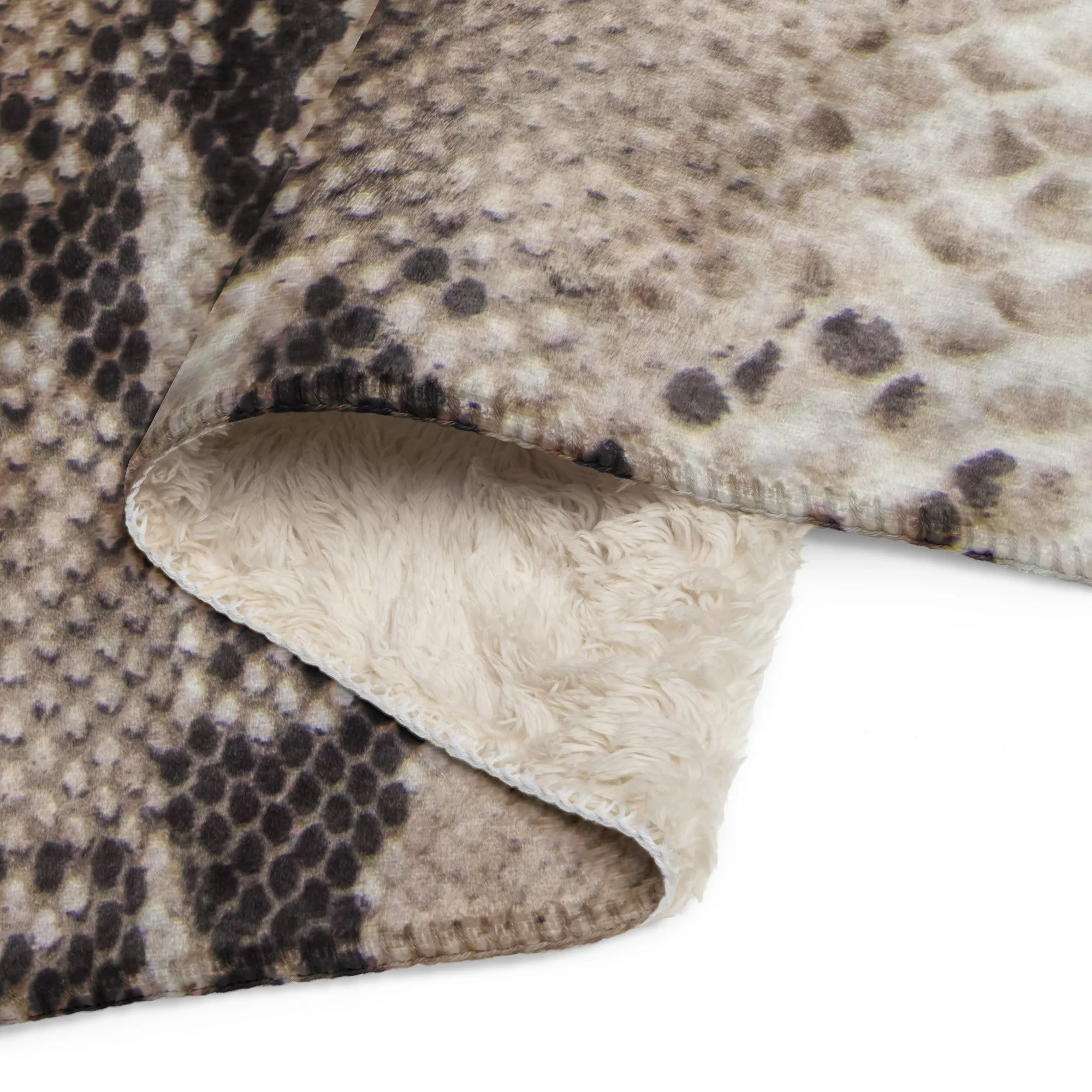 Soft Snake Skin Sherpa blanke lioness-love