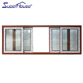 Superhouse Superhouse Modern brand hot-selling thermal break aluminum sliding window with fly screens for Canada