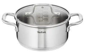 Tefal Virtuoso Stainless Steel Induction Stewpot 20cm/3.1L   Lid