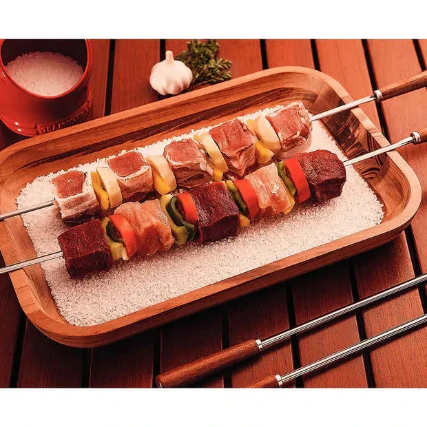 Tramontina 6 Piece Wood Handle Skewer Set