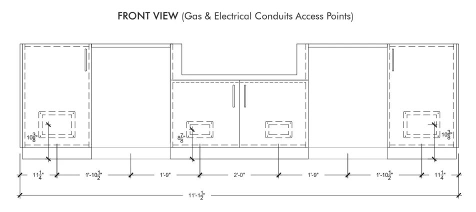 Urban Bonfire Tundra 36 Outdoor Kitchen