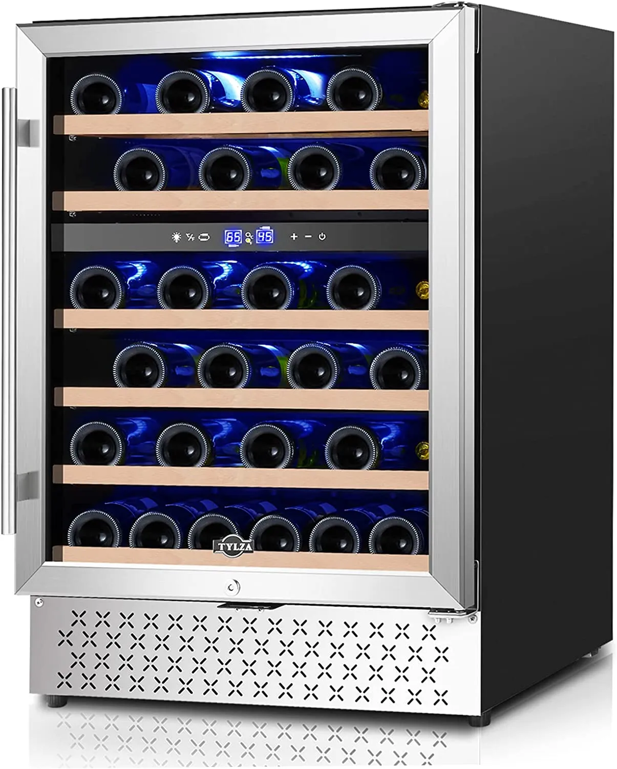 Wine and Beverage Refrigerators,  Stainless Steel Quick Quiet Energy Saving Cooling System